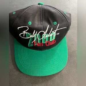 Vintage Snapback Nobby Labonte Black and Green Fan Club Cap 2000 New